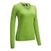 CALLAWAY dámský svetr V-Neck Merino zelený zepředu
