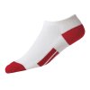 FOOTJOY dětské golfové ponožky ProDry Low Cut bílo-červená