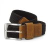 69431 FootJoy braided pánský pásek černý