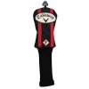 CALLAWAY Vintage headcover na fairwayové dřevo černo červený