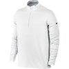 NIKE pánská mikina DRI-FIT 1/2 Zip bílá (Velikost oblečení M)