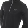 CALLAWAY Water Repellent 1/4 zip pánská mikina černá