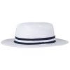 TITLEIST Cotton Stripe klobouk bílý