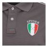 TONINO LAMBORGHINI pánské tričko piquet polo print šedé