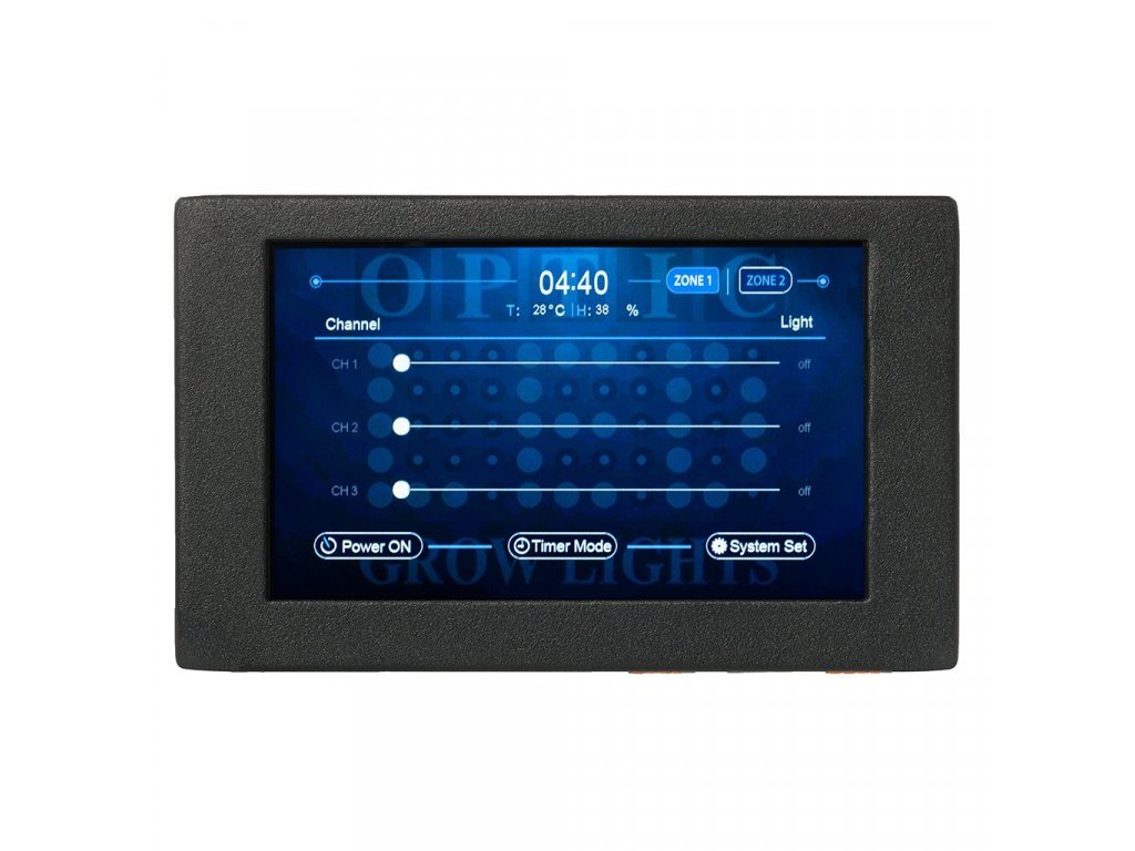 OpticLED Master Controller - 7" Touchscreen - Dimmer Controls - Automated Sunrise and Sunset