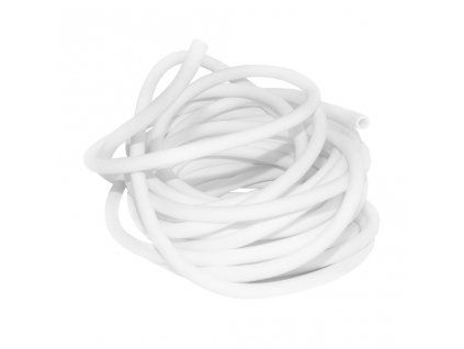 Bílá Flexi hadice průměru 4/6mm - 1m (role 50m)