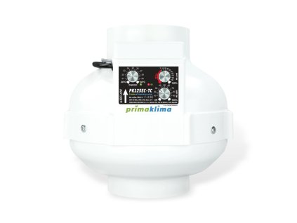 Prima Klima ventilátor PK125-EC-TC 125 mm - 680 m3/h, EC motor a regulace otáček dle teploty