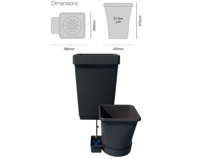 Autopot 1Pot XL Module s 1 květináčem, včetně 47L plastové nádrže