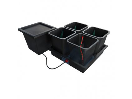 Quadgrow, pasivní hydroponický systém pro 4 rostliny