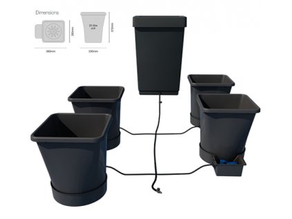 Autopot 1Pot XL Module s 4 květináči, včetně 47L plastové nádrže