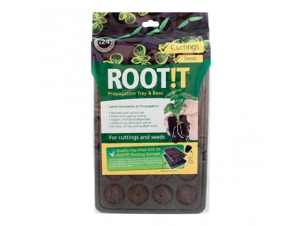 ROOT IT Natural Rooting Sponge 24 Cell Filled Trays - BOX 8ks