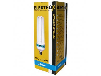 Úsporná CFL lampa ELEKTROX 250W, na růst