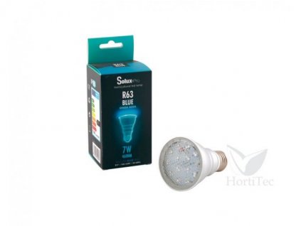 LED žárovka SOLUX Blue E27 - 7W/460nm