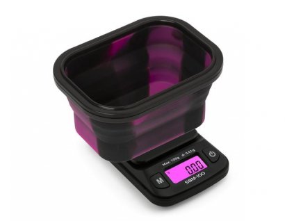 Váha On balance Mini Silicon Bowl PINK scale 100x0.01g