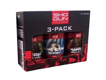 Shogun Terra Starter 3-Pack 750 ml, sada hnojiv