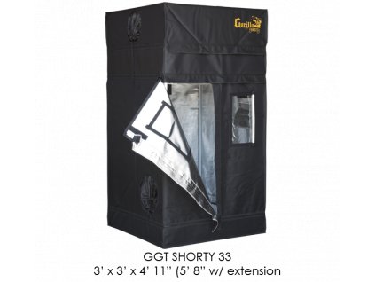 Gorilla GGT33 SH SHORTY Indoor Grow Tent 92x92x150/173