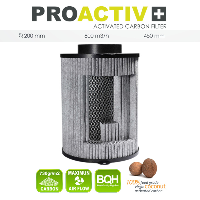 Filtr Pro Activ 800m3/h, 200mm