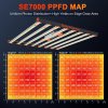 PPFD MAP SE7000 730W LED