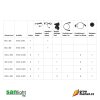 SANlight EVO/Gen2 Angled kabel prodlužovací šikmý 1 m