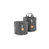 Root Pouch Grey květináč textilní 25x21 cm - 12 l