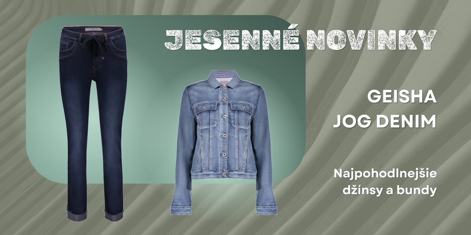 Dámsky jog denim Geisha
