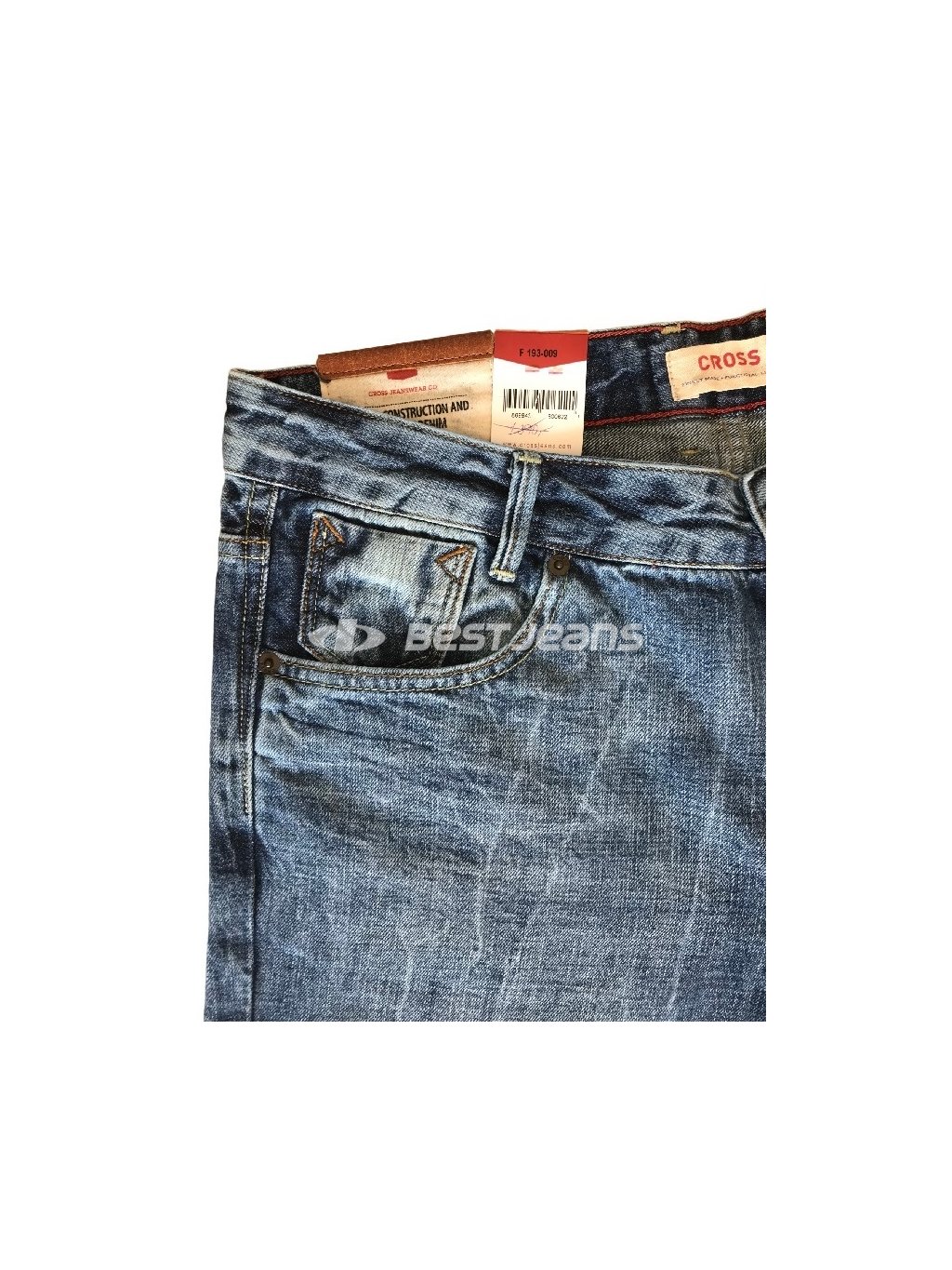 BEST JEANS - Pánské rifle Cross Jeans Brad F 193-009