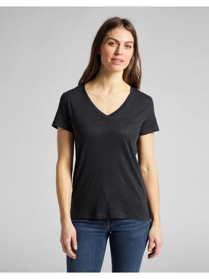 Lee V Neck Tee L41JEN01 (1)