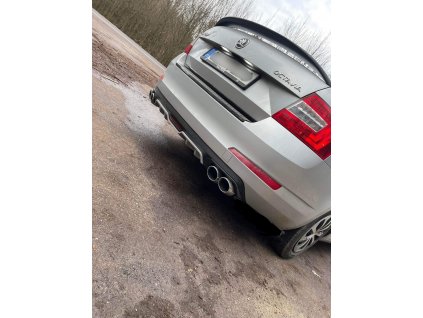 Škoda Octavia 3 zadní difuzor pro základní nárazník (NE RS)