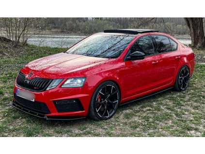 Škoda Octavia 3 Lišty pod prahy univerzální ABS plast, nalakované 2ks