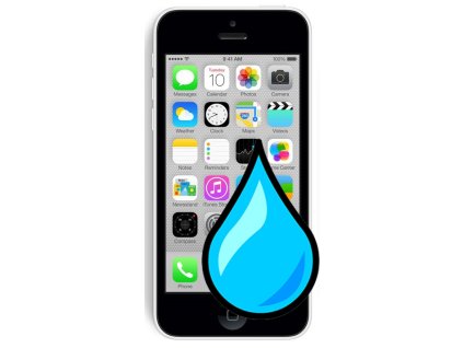 Servis iPhone 5C - Ošetření vytopeného přístroje
