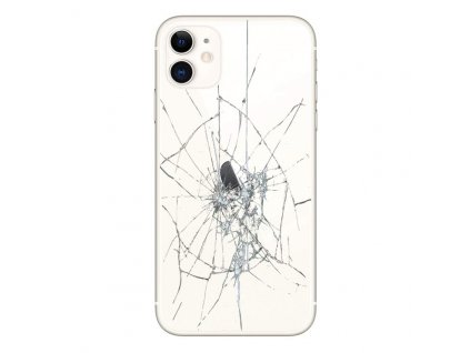 iPhone 11 Back Cover Glass Only Reparation White 21012020 1 p