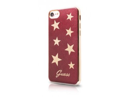 Guess Stars Soft PU Pouzdro Red pro iPhone 7