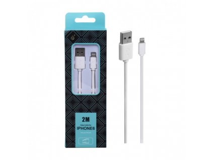 Datový kabel PLUS AA103 pro iPhone, 2M - bílý