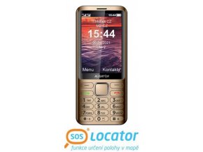 ALIGATOR D950 Dual sim zlatý