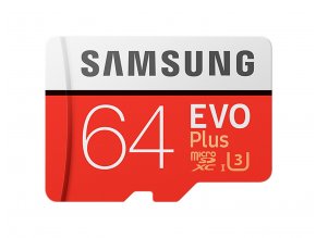 Samsung micro SDXC 64GB EVO Plus + SD adaptér