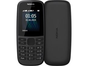 nokia 105 front back Black s