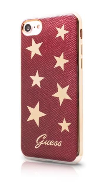 Guess Stars Soft PU Pouzdro Red pro iPhone 7