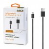 Datový a nabíjecí USB kabel ALIGATOR AA101, pro iPhone lightning, 2A,2M, černý