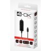 CL ADAPTÉR 4-OK 3A POWER NA 2X USB + DATOVÝ KABEL MICRO USB