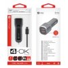CL ADAPTÉR 4-OK 3A POWER NA 2X USB + DATOVÝ KABEL MICRO USB