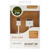 Datový kabel USB Powerstrong iPhone/iPod/iPad, extra dlouhý - 2m, bílý