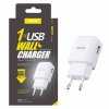 Nabíječka Quick Charge 2.0 PLUS s USB výstupem, 2.1A (K3499), bílá
