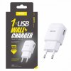 Nabíječka Quick Charge 2.0 PLUS s USB výstupem, 2.1A (K3499), bílá