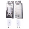 Nabíječka PLUS A2379 s USB výstupem 5V/1A - bílá