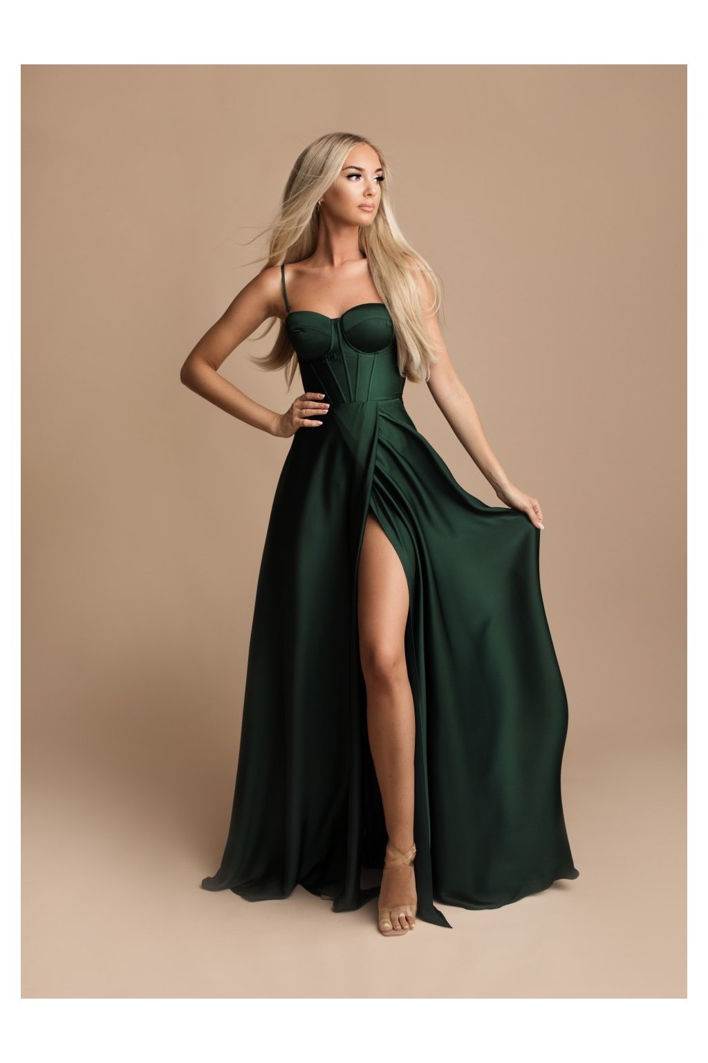 společenské šaty emma zelené