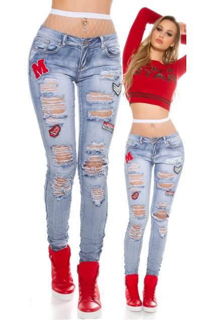 destroyed jeans