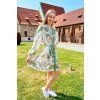 květované košilové šaty - francouzská móda - italská móda - bestmoda