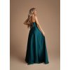 petrolejové zelené šaty Emma na ples1