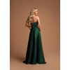 zelené saténové plesové šaty Elisabeth1