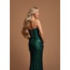 zelené třpytivé společenské večerní šaty sara1
